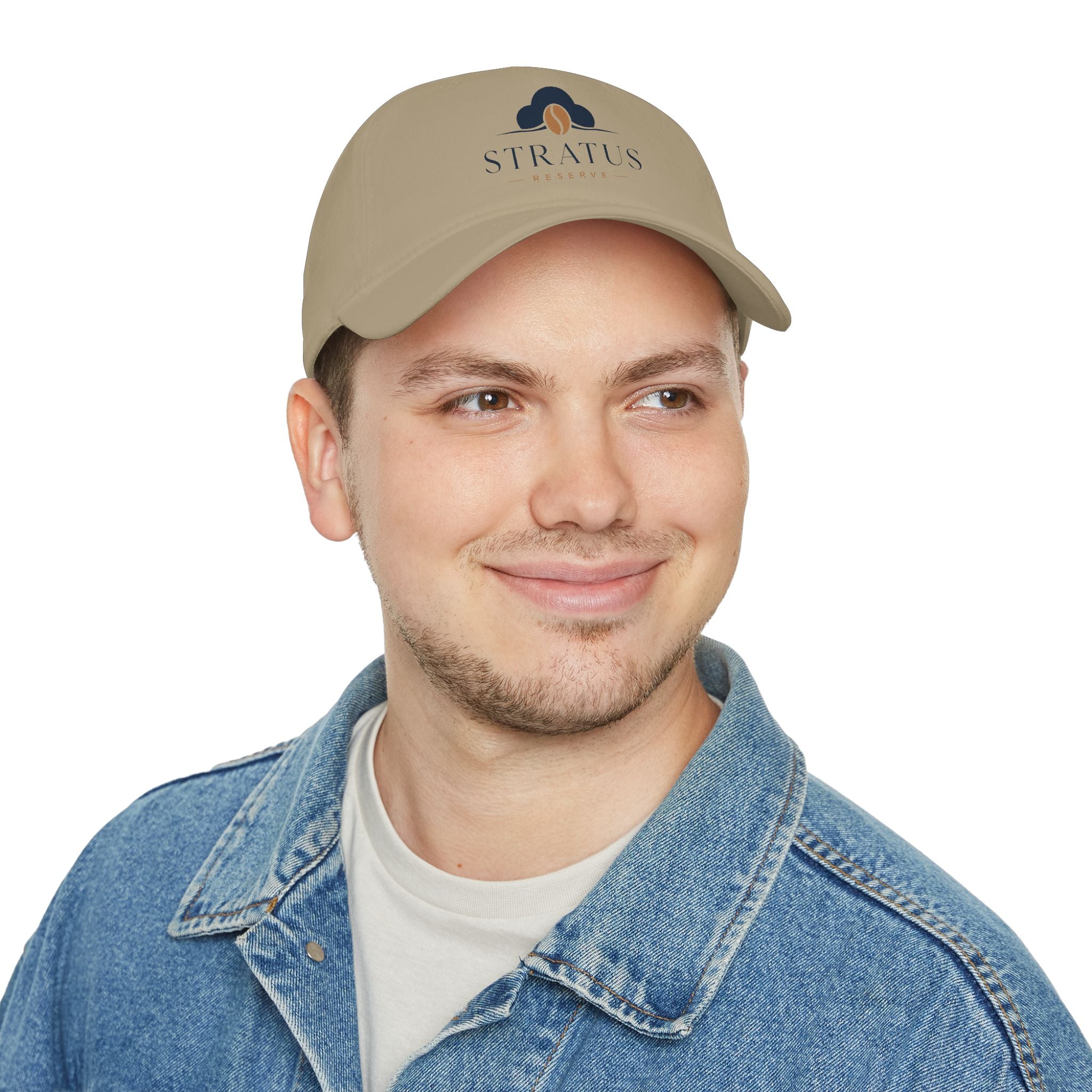 Stratus Roastery Low-Profile Baseball Cap – Coffee Shop Logo Hat
