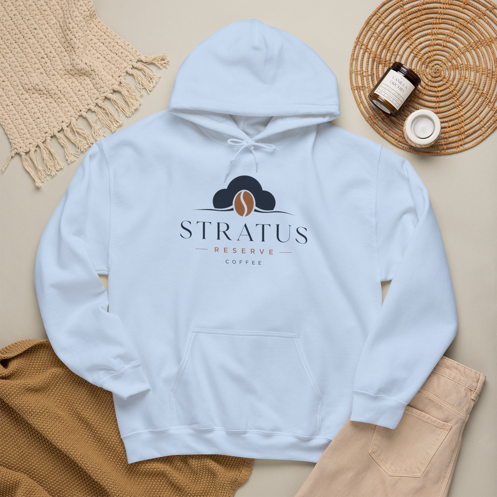 Hoodie - Stratus Reserve Coffee Logo Pullover