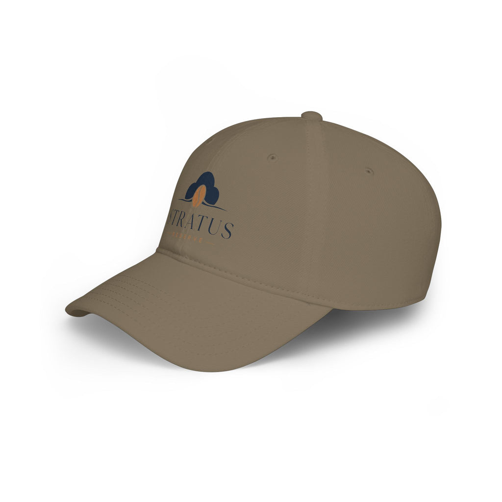 Stratus Roastery Low-Profile Baseball Cap – Coffee Shop Logo Hat