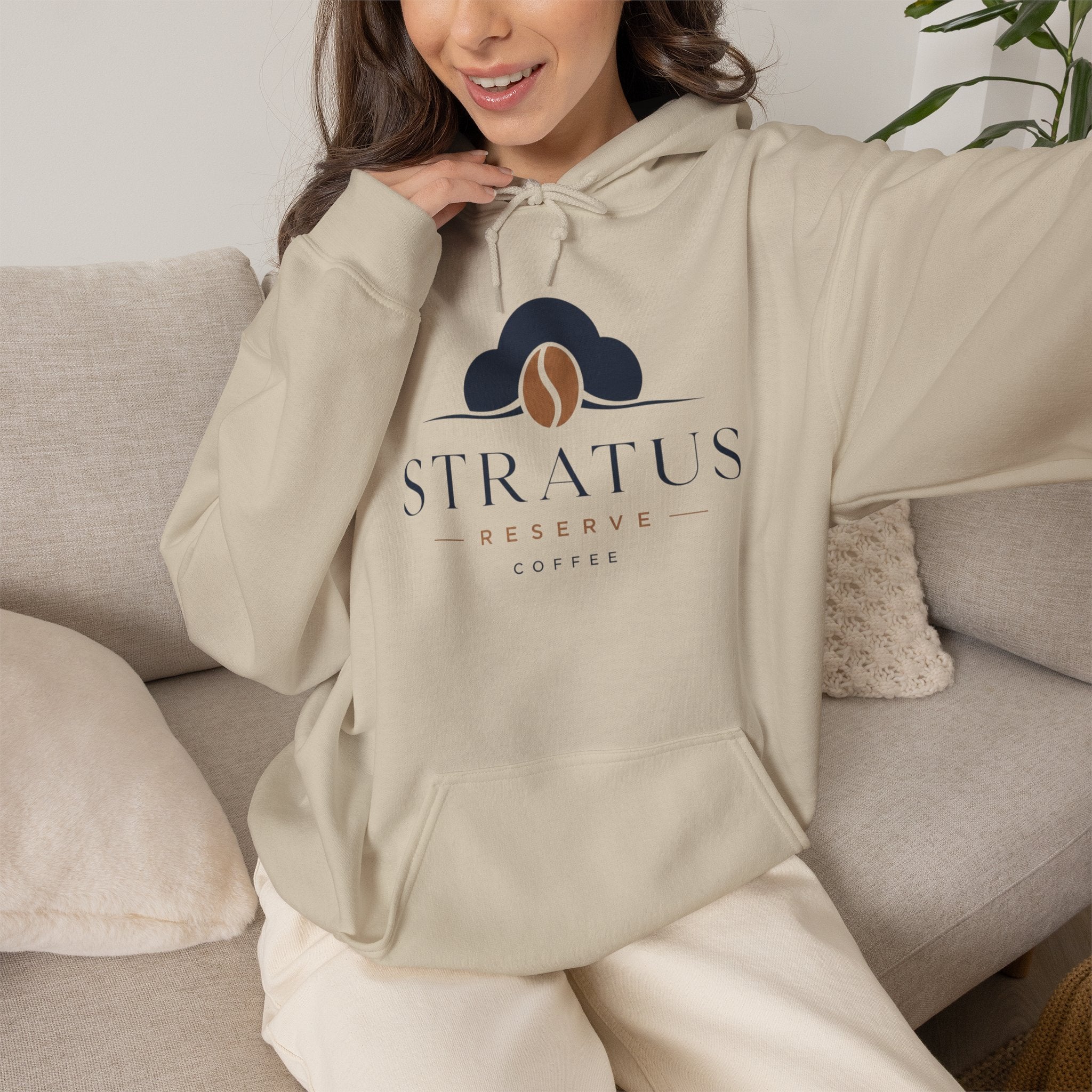 Hoodie - Stratus Reserve Coffee Logo Pullover