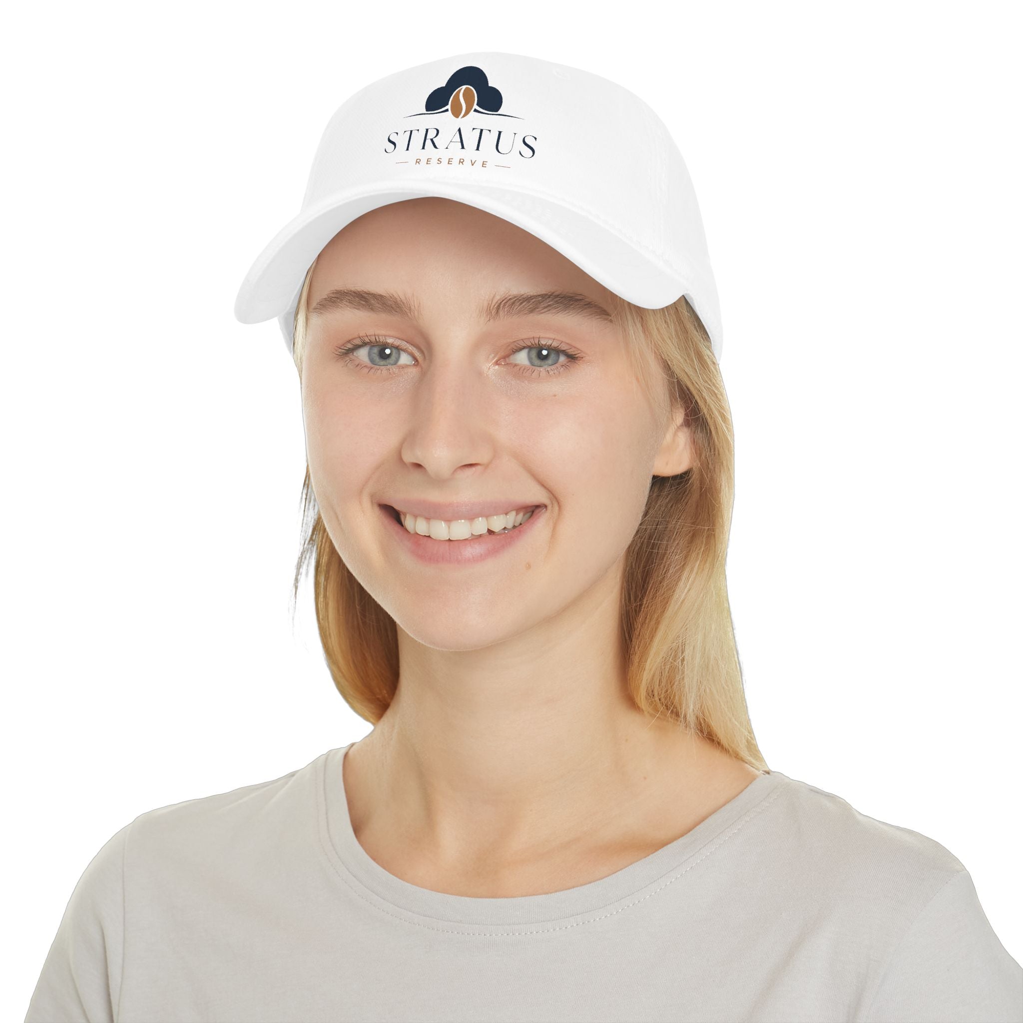 Stratus Roastery Low-Profile Baseball Cap – Coffee Shop Logo Hat