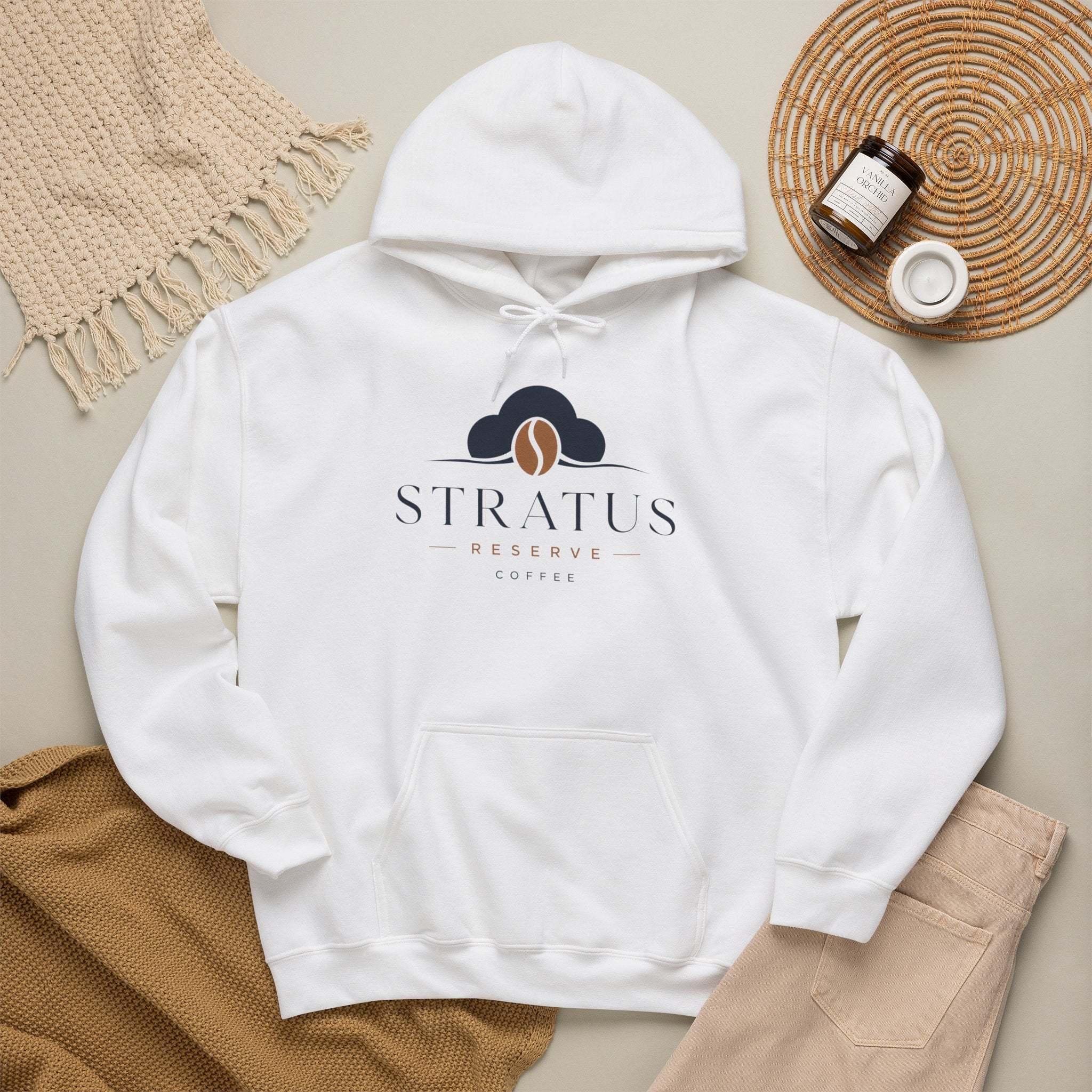 Hoodie - Stratus Reserve Coffee Logo Pullover