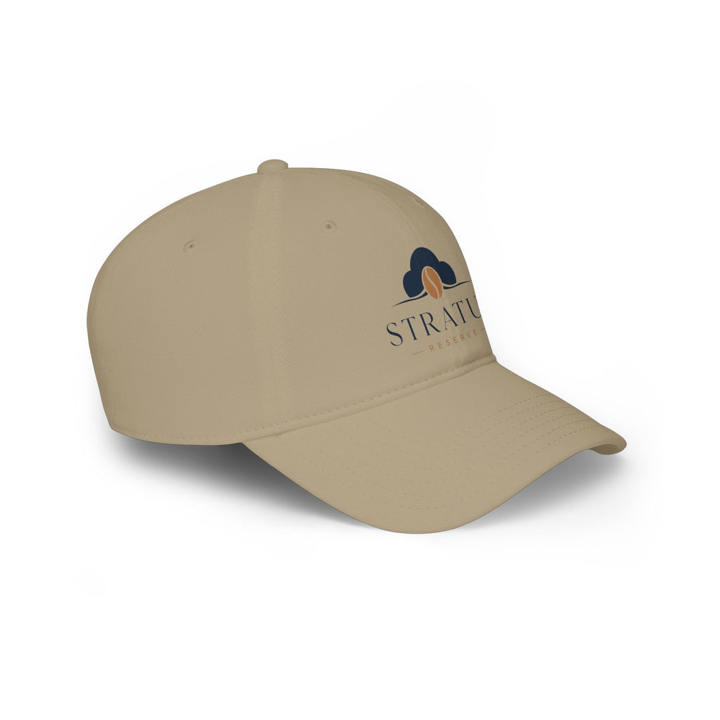 Stratus Roastery Low-Profile Baseball Cap – Coffee Shop Logo Hat