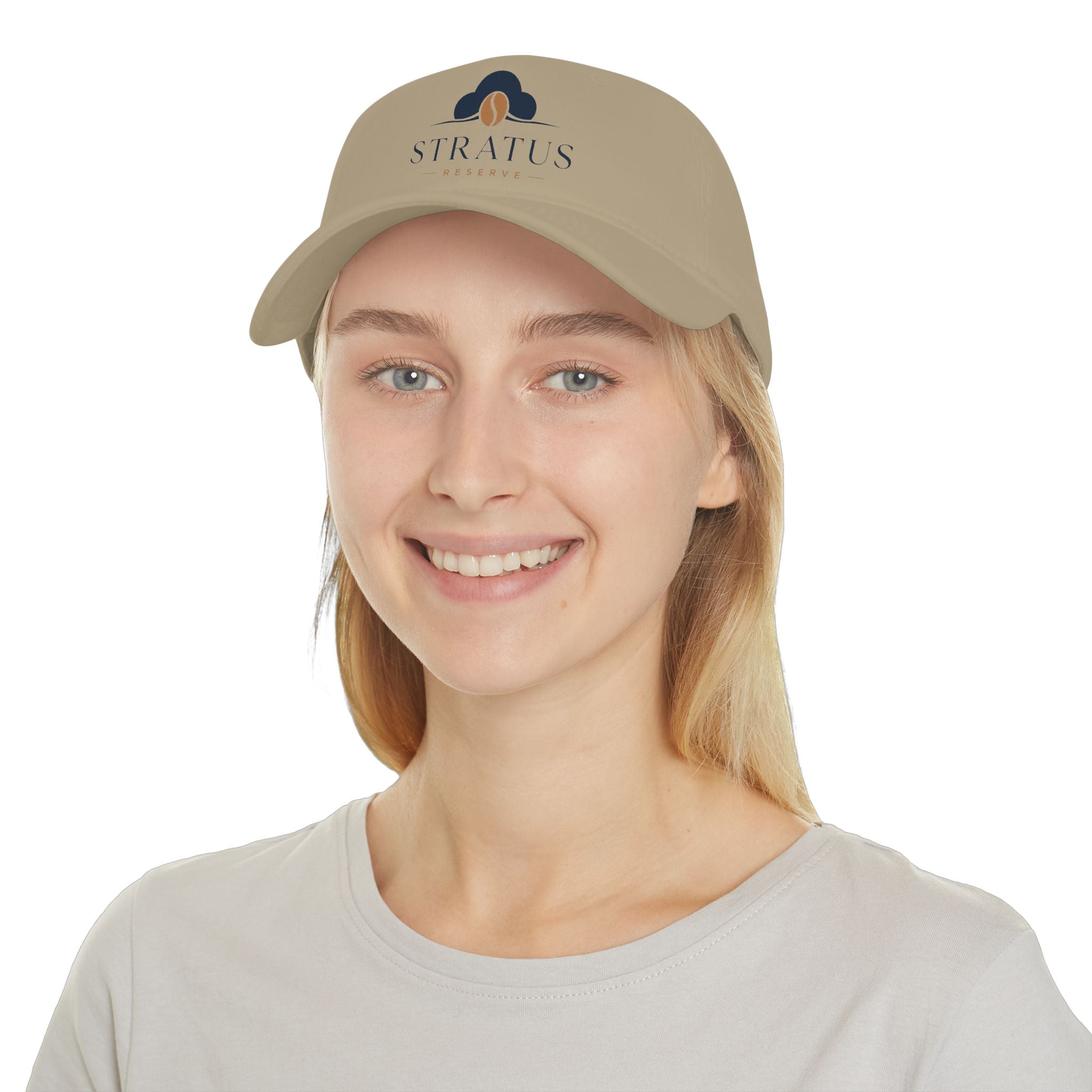 Stratus Roastery Low-Profile Baseball Cap – Coffee Shop Logo Hat
