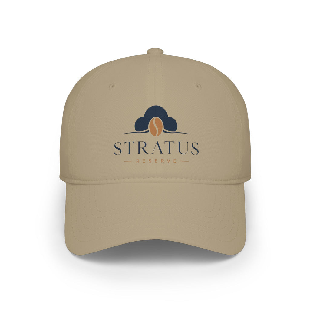 Stratus Roastery Low-Profile Baseball Cap – Coffee Shop Logo Hat