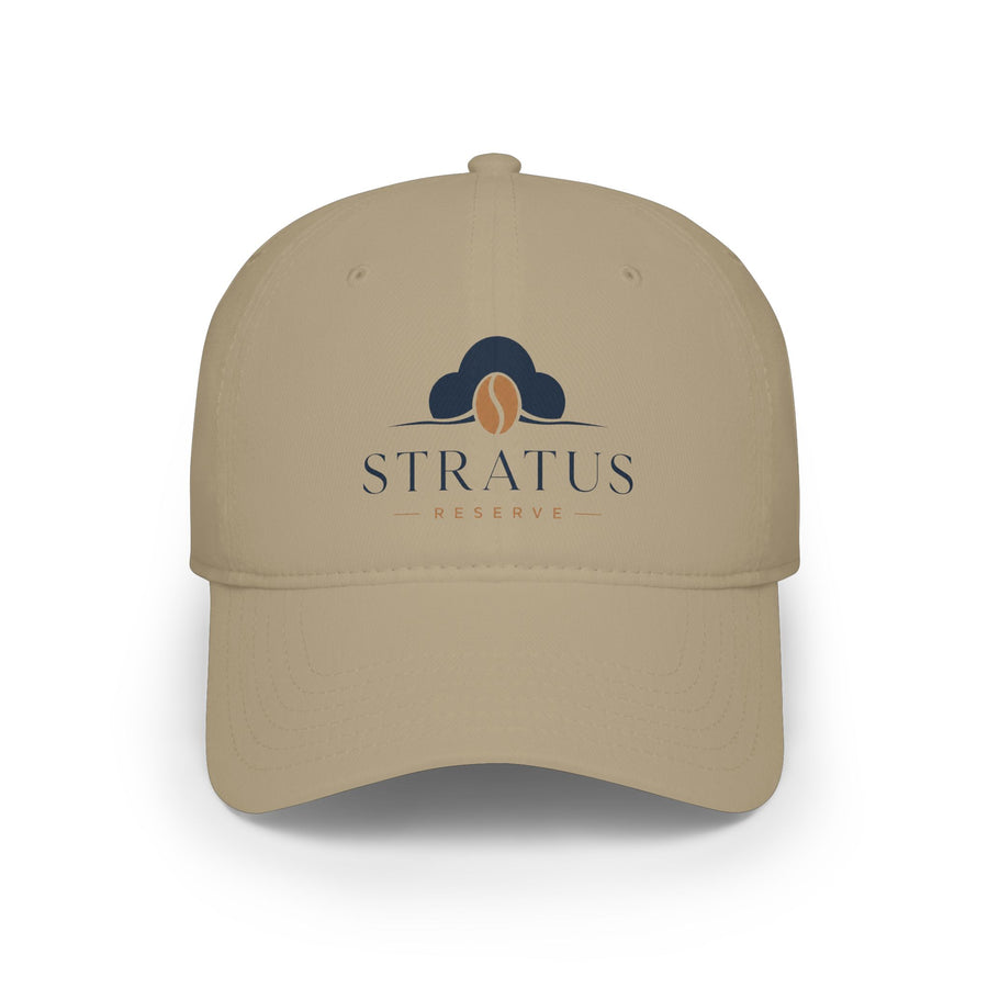 Stratus Roastery Low-Profile Baseball Cap – Coffee Shop Logo Hat
